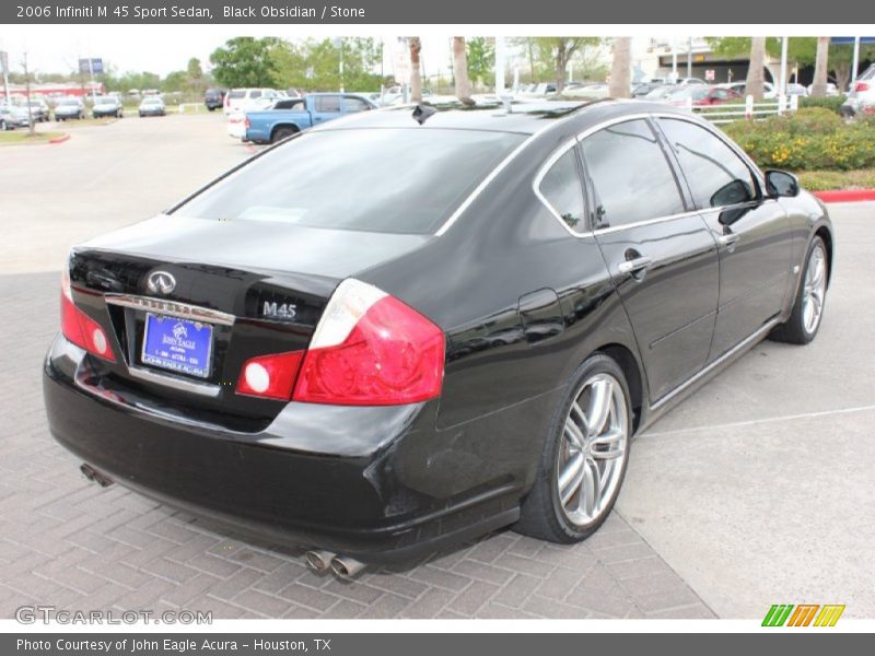 Black Obsidian / Stone 2006 Infiniti M 45 Sport Sedan