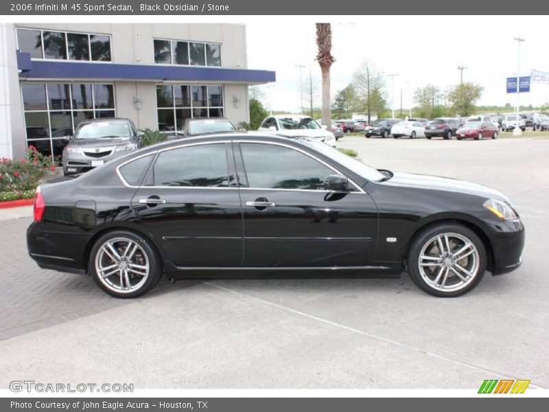 Black Obsidian / Stone 2006 Infiniti M 45 Sport Sedan