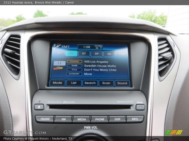 Bronze Mist Metallic / Camel 2013 Hyundai Azera
