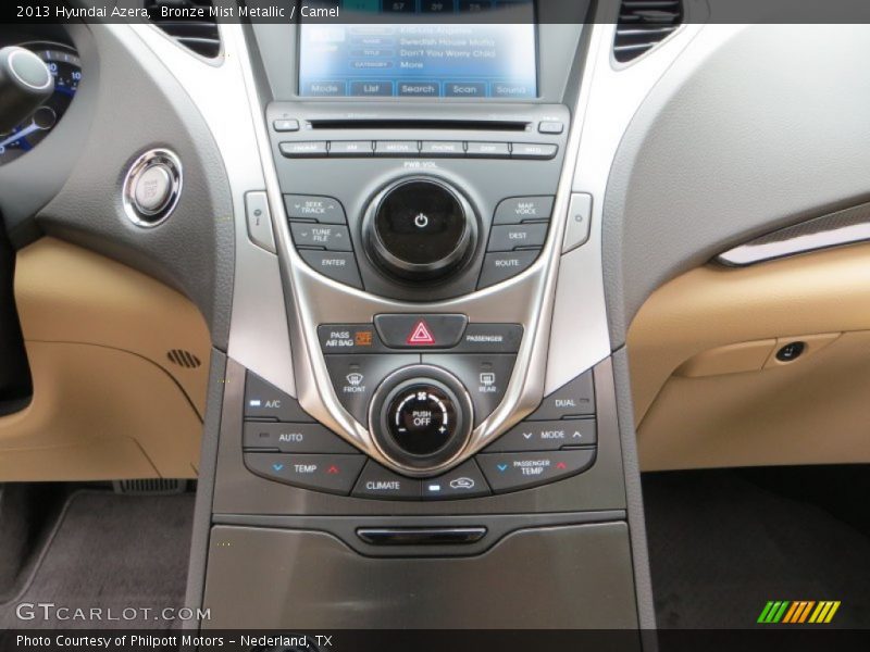 Bronze Mist Metallic / Camel 2013 Hyundai Azera