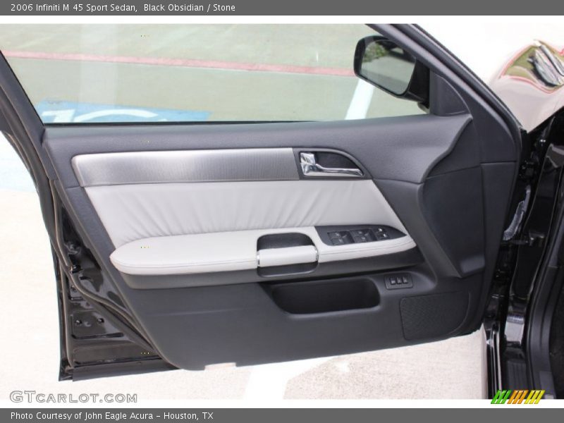 Black Obsidian / Stone 2006 Infiniti M 45 Sport Sedan