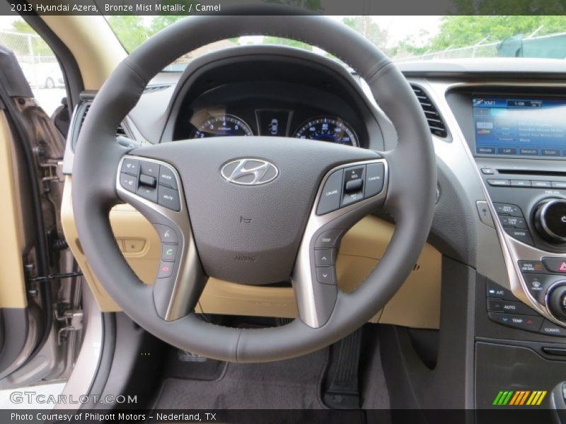 Bronze Mist Metallic / Camel 2013 Hyundai Azera