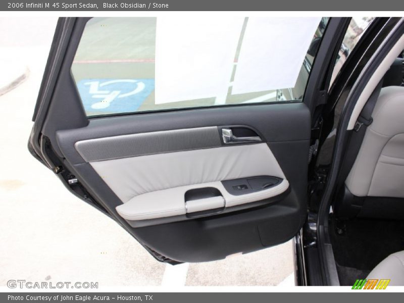 Black Obsidian / Stone 2006 Infiniti M 45 Sport Sedan