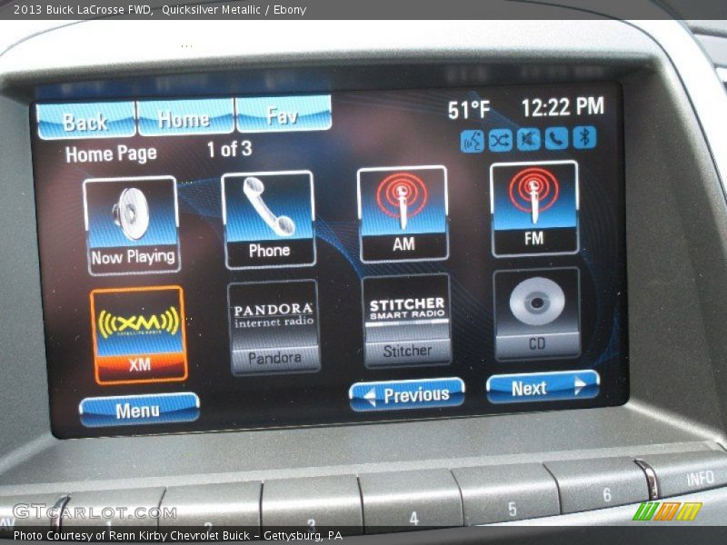 Quicksilver Metallic / Ebony 2013 Buick LaCrosse FWD