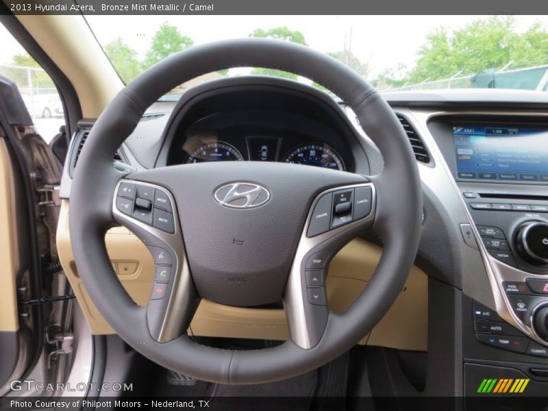 Bronze Mist Metallic / Camel 2013 Hyundai Azera