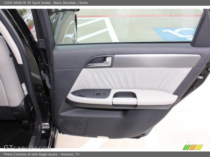 Black Obsidian / Stone 2006 Infiniti M 45 Sport Sedan