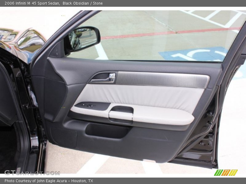 Black Obsidian / Stone 2006 Infiniti M 45 Sport Sedan