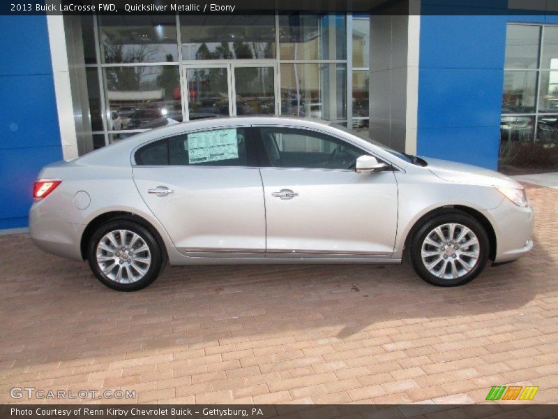 Quicksilver Metallic / Ebony 2013 Buick LaCrosse FWD