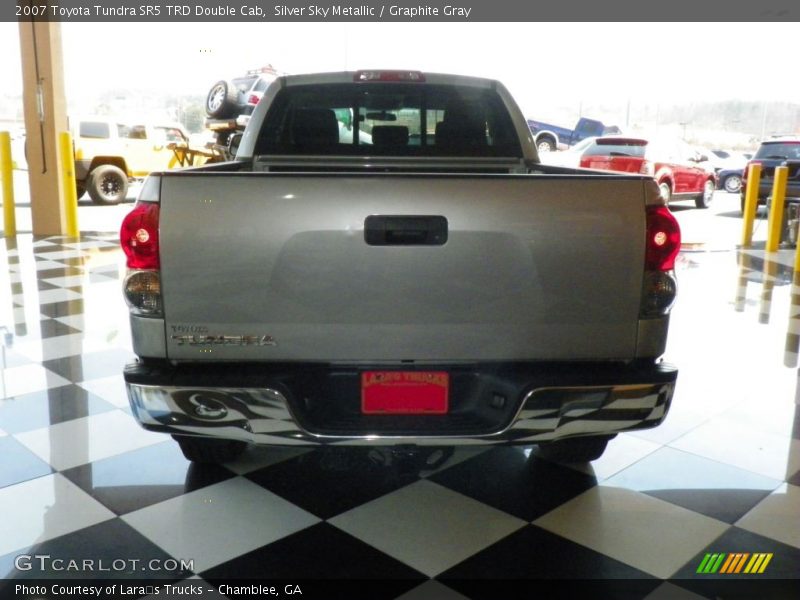 Silver Sky Metallic / Graphite Gray 2007 Toyota Tundra SR5 TRD Double Cab