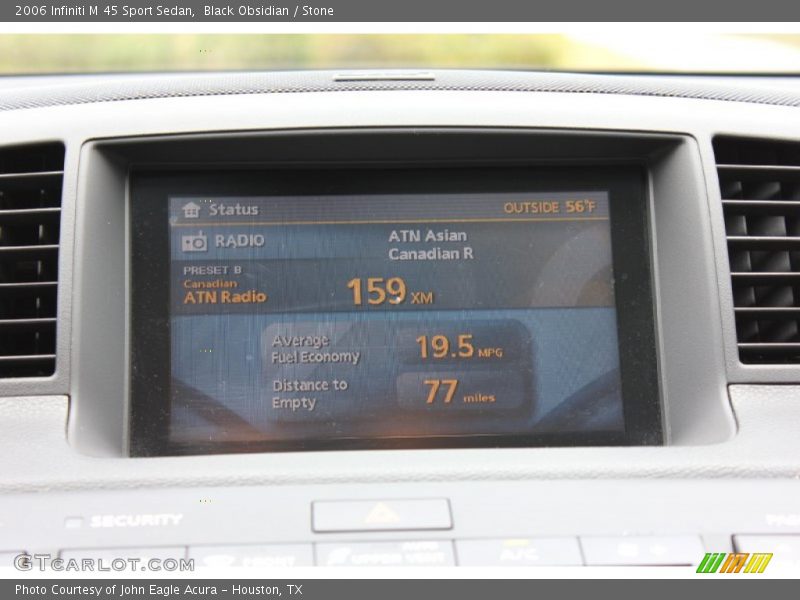 Black Obsidian / Stone 2006 Infiniti M 45 Sport Sedan