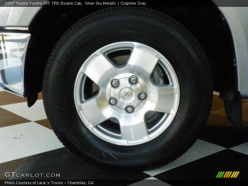 Silver Sky Metallic / Graphite Gray 2007 Toyota Tundra SR5 TRD Double Cab