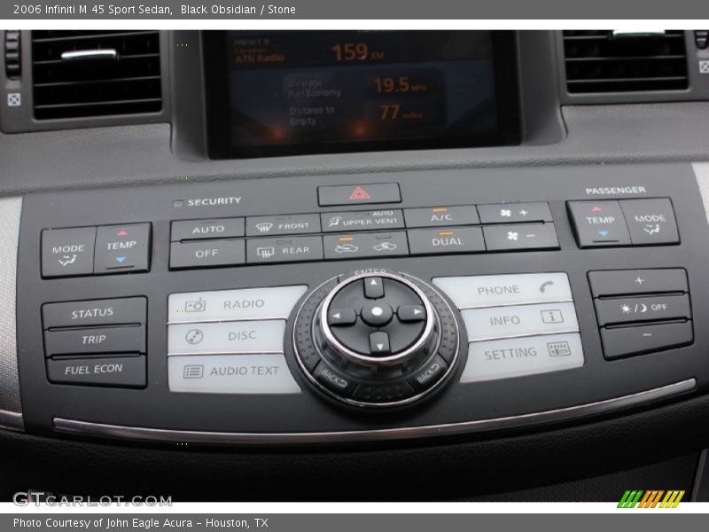 Black Obsidian / Stone 2006 Infiniti M 45 Sport Sedan
