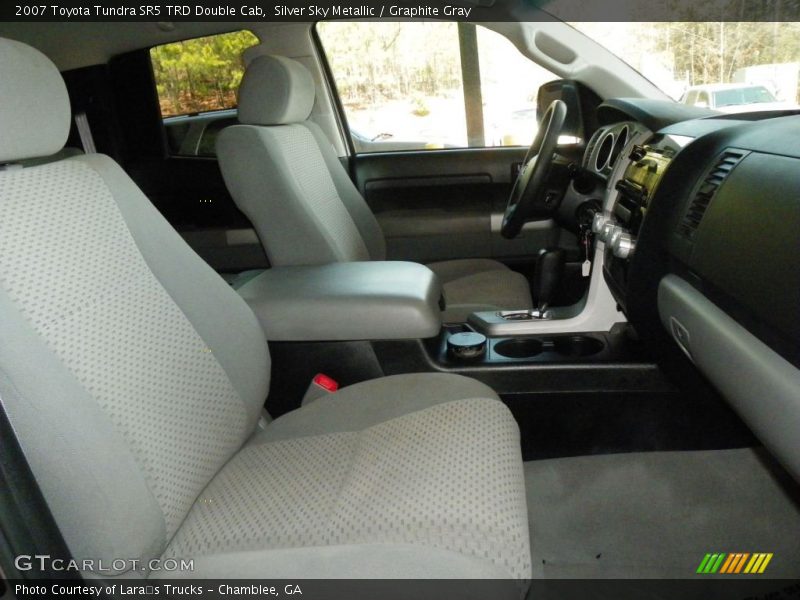 Silver Sky Metallic / Graphite Gray 2007 Toyota Tundra SR5 TRD Double Cab