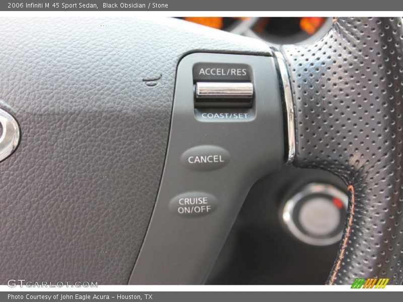Black Obsidian / Stone 2006 Infiniti M 45 Sport Sedan