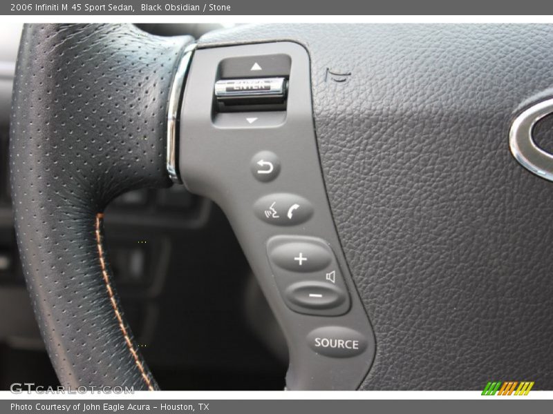 Black Obsidian / Stone 2006 Infiniti M 45 Sport Sedan