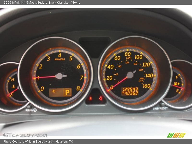 Black Obsidian / Stone 2006 Infiniti M 45 Sport Sedan