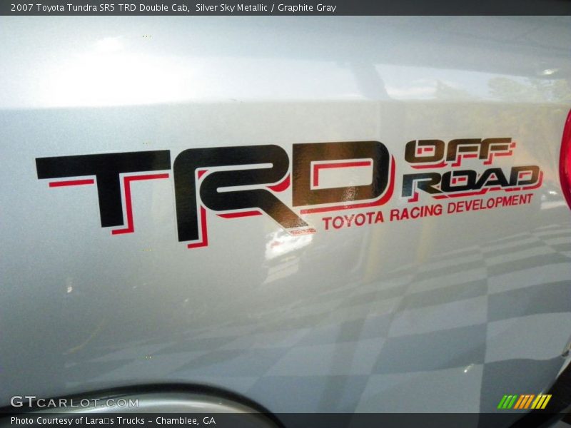 Silver Sky Metallic / Graphite Gray 2007 Toyota Tundra SR5 TRD Double Cab