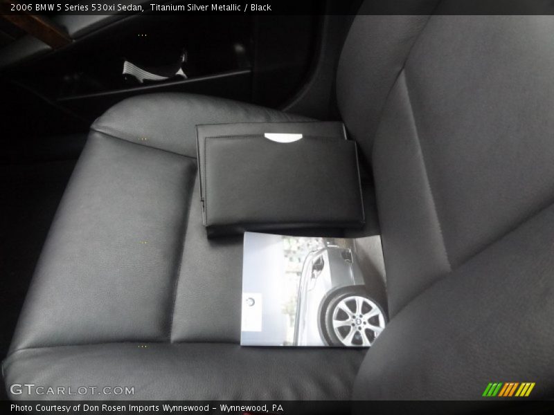 Titanium Silver Metallic / Black 2006 BMW 5 Series 530xi Sedan