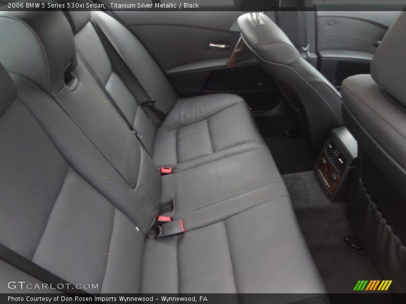 Titanium Silver Metallic / Black 2006 BMW 5 Series 530xi Sedan
