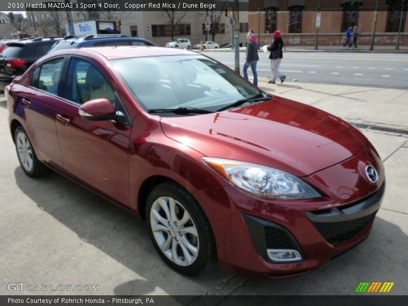Copper Red Mica / Dune Beige 2010 Mazda MAZDA3 s Sport 4 Door