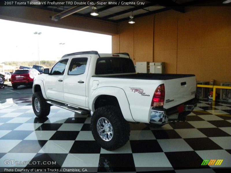 Super White / Graphite Gray 2007 Toyota Tacoma V6 PreRunner TRD Double Cab
