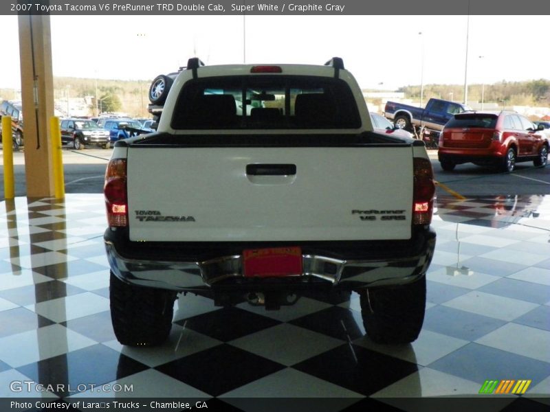 Super White / Graphite Gray 2007 Toyota Tacoma V6 PreRunner TRD Double Cab