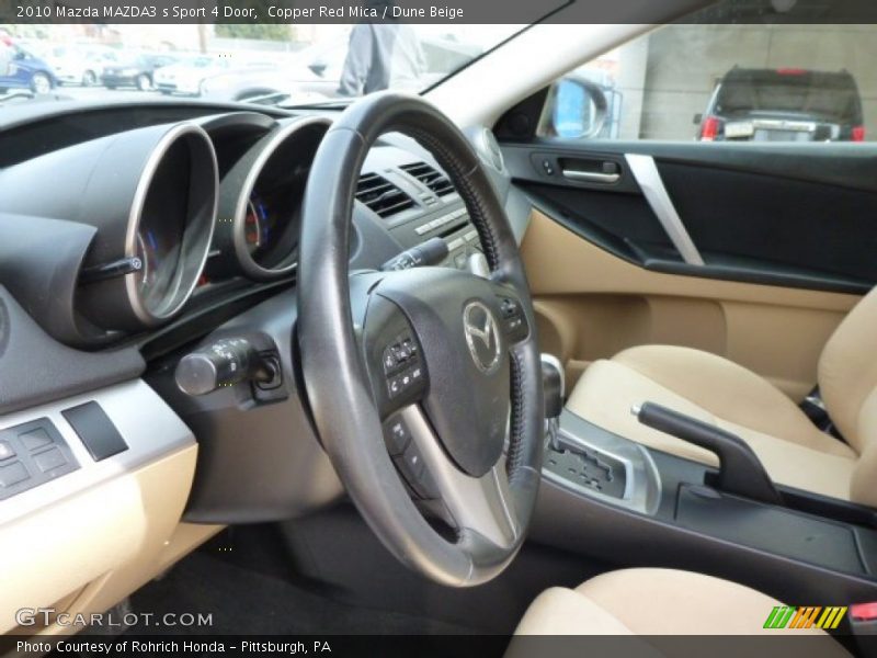 Copper Red Mica / Dune Beige 2010 Mazda MAZDA3 s Sport 4 Door