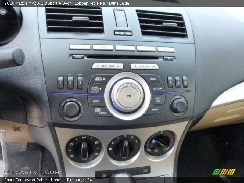 Copper Red Mica / Dune Beige 2010 Mazda MAZDA3 s Sport 4 Door