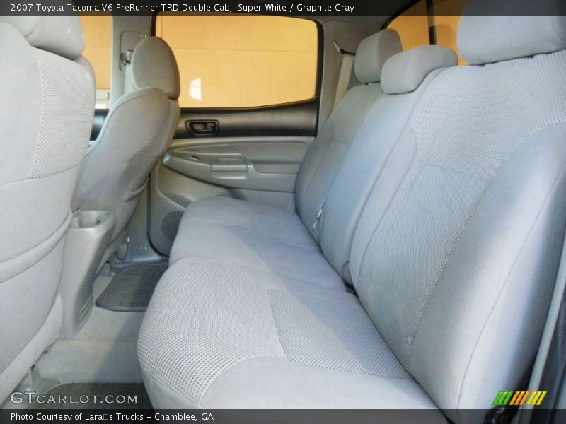 Super White / Graphite Gray 2007 Toyota Tacoma V6 PreRunner TRD Double Cab