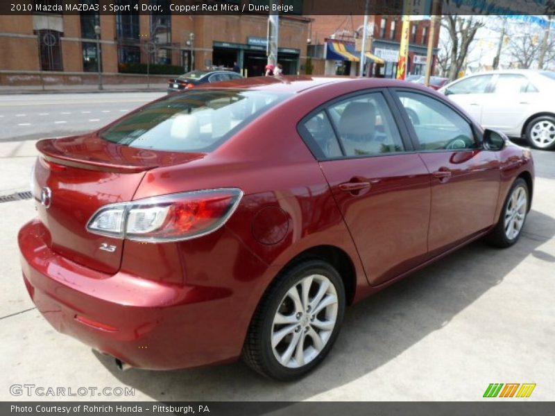 Copper Red Mica / Dune Beige 2010 Mazda MAZDA3 s Sport 4 Door