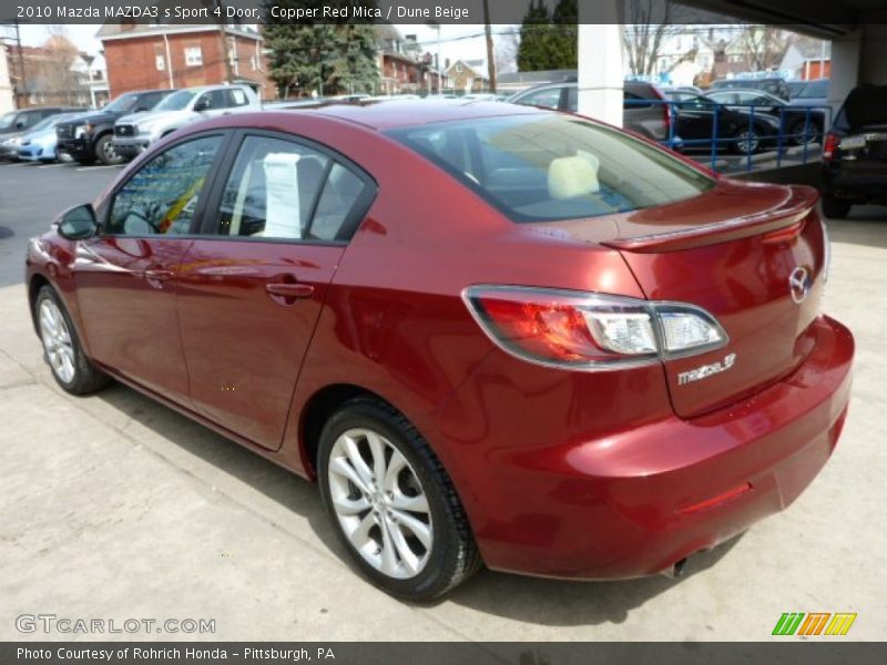 Copper Red Mica / Dune Beige 2010 Mazda MAZDA3 s Sport 4 Door