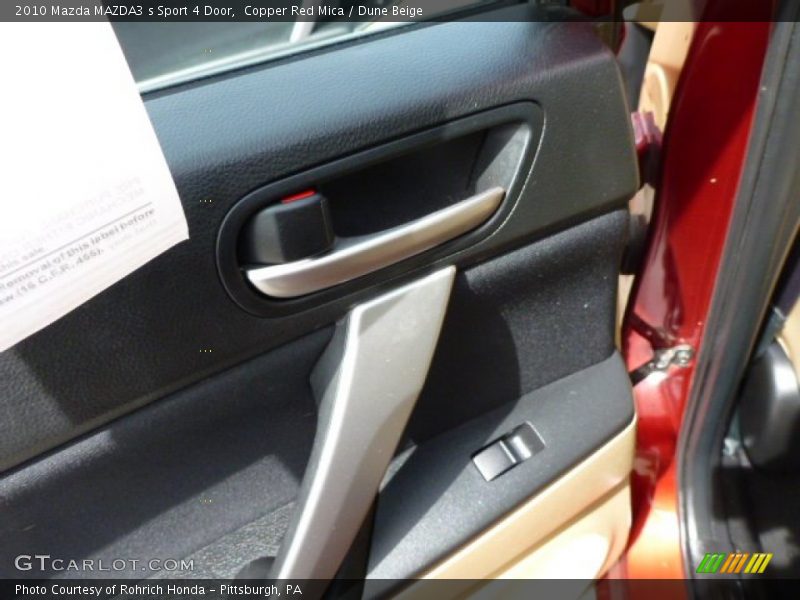 Copper Red Mica / Dune Beige 2010 Mazda MAZDA3 s Sport 4 Door