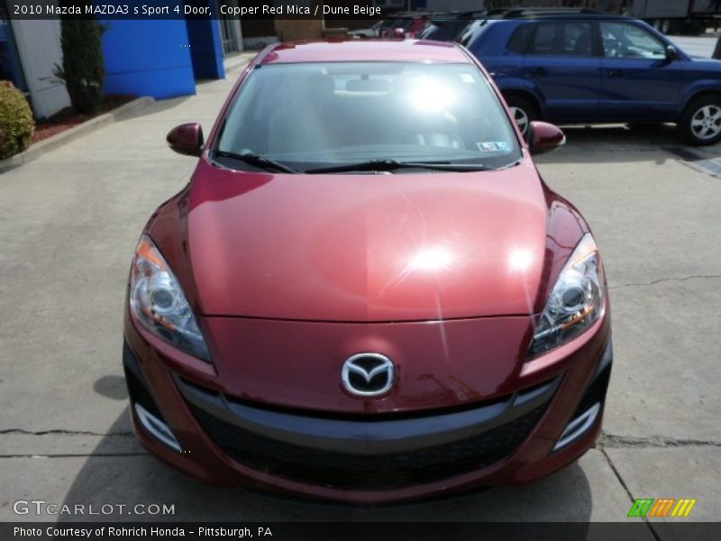 Copper Red Mica / Dune Beige 2010 Mazda MAZDA3 s Sport 4 Door