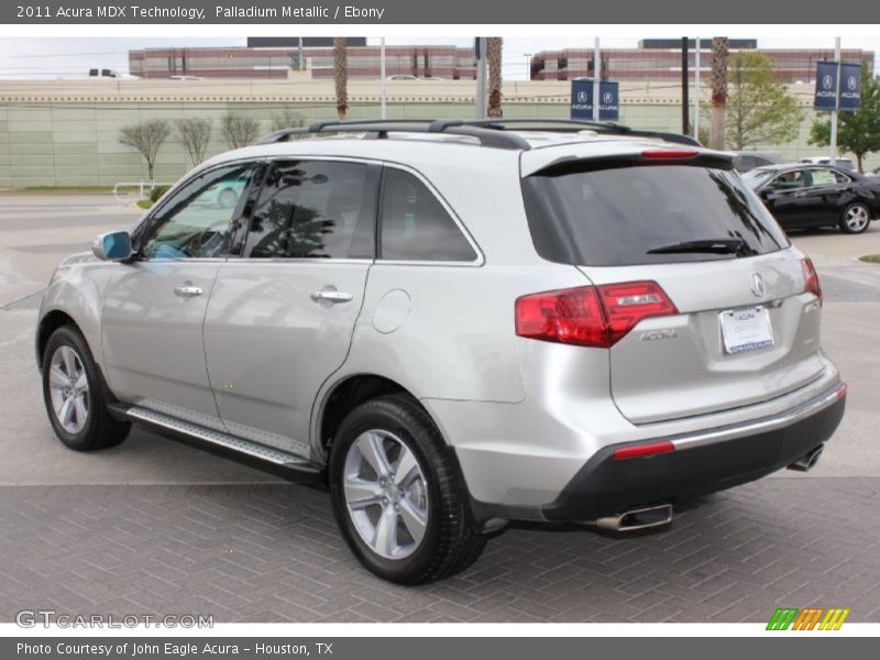 Palladium Metallic / Ebony 2011 Acura MDX Technology