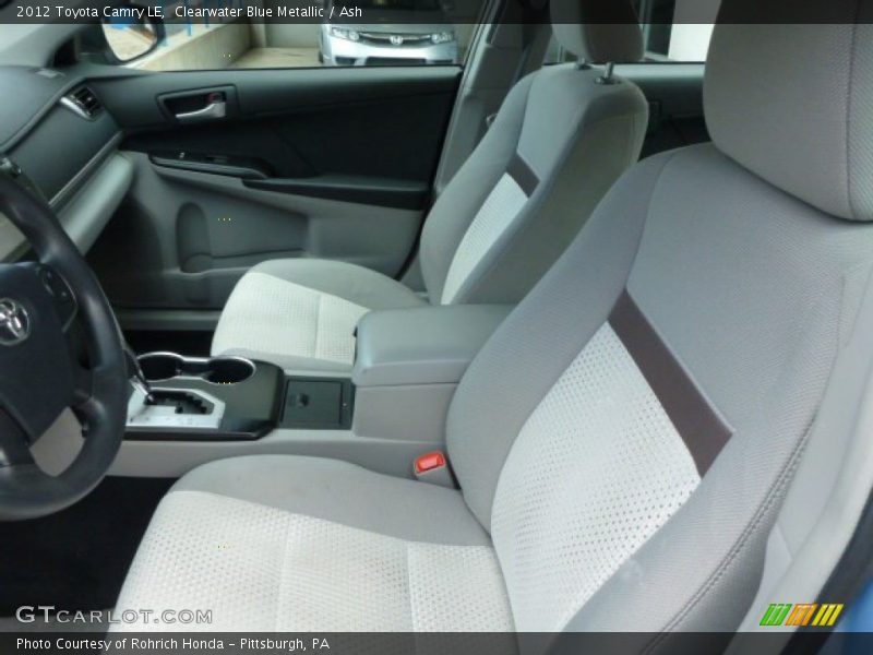 Clearwater Blue Metallic / Ash 2012 Toyota Camry LE