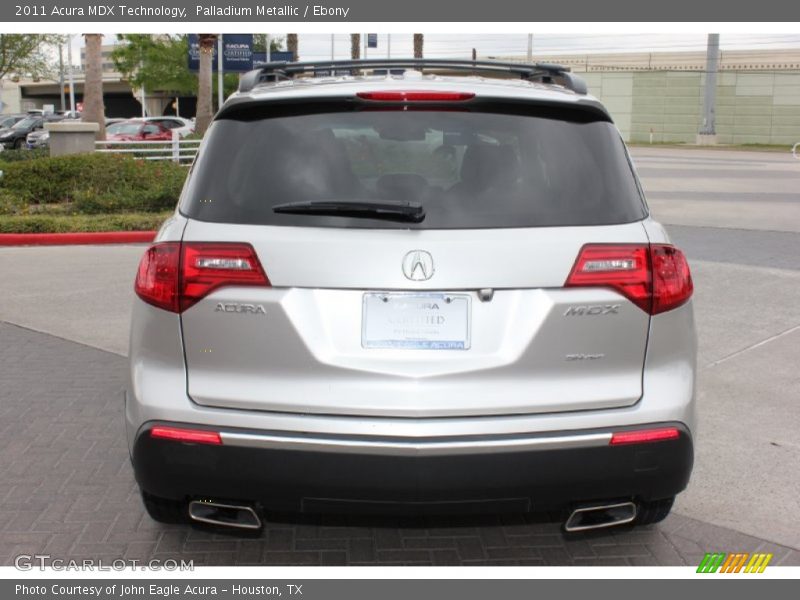 Palladium Metallic / Ebony 2011 Acura MDX Technology