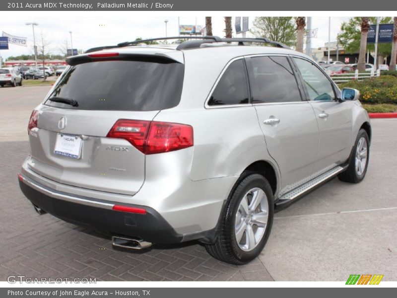 Palladium Metallic / Ebony 2011 Acura MDX Technology