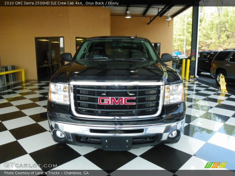 Onyx Black / Ebony 2010 GMC Sierra 2500HD SLE Crew Cab 4x4