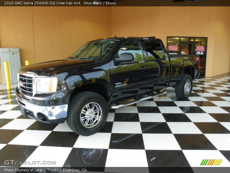 Onyx Black / Ebony 2010 GMC Sierra 2500HD SLE Crew Cab 4x4