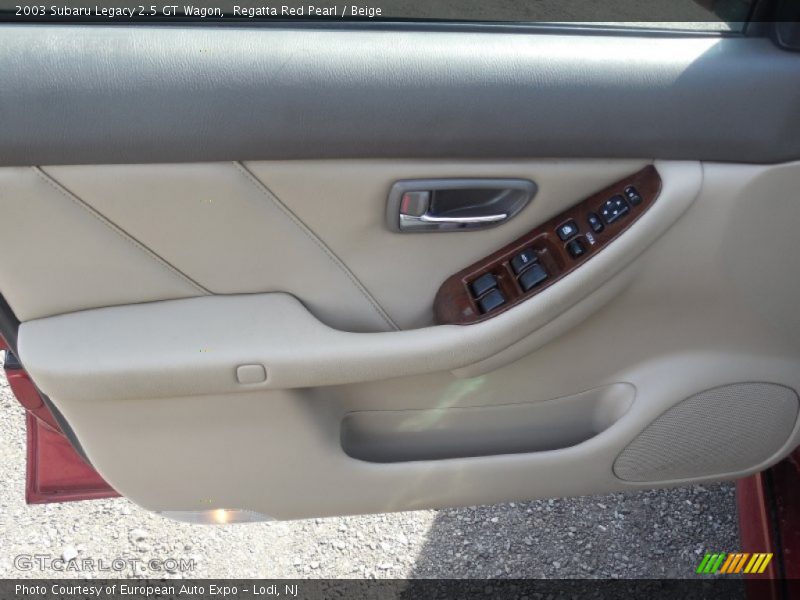 Regatta Red Pearl / Beige 2003 Subaru Legacy 2.5 GT Wagon