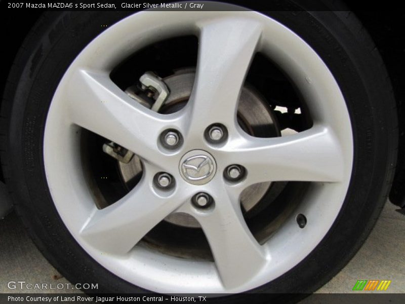 Glacier Silver Metallic / Gray 2007 Mazda MAZDA6 s Sport Sedan