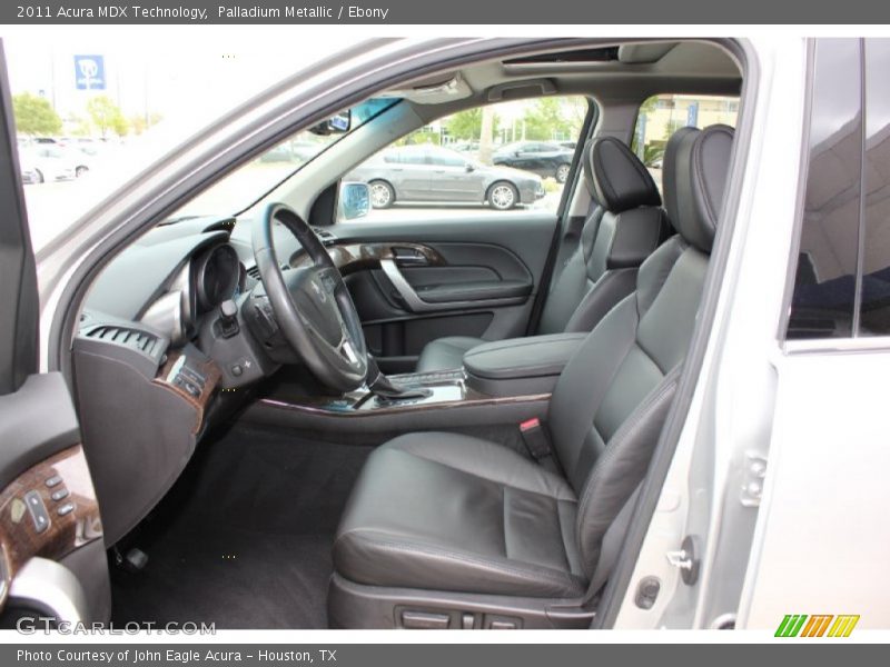 Palladium Metallic / Ebony 2011 Acura MDX Technology