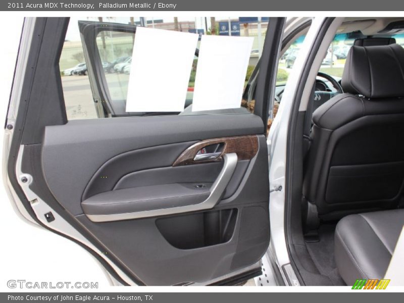 Palladium Metallic / Ebony 2011 Acura MDX Technology