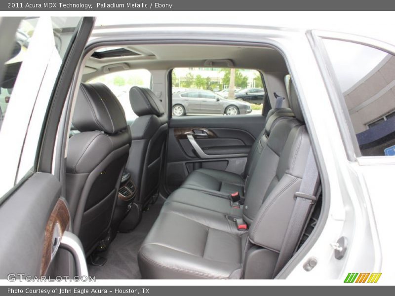 Palladium Metallic / Ebony 2011 Acura MDX Technology