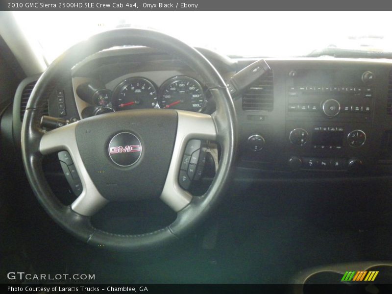 Onyx Black / Ebony 2010 GMC Sierra 2500HD SLE Crew Cab 4x4