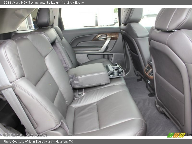 Palladium Metallic / Ebony 2011 Acura MDX Technology