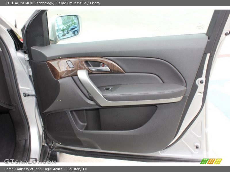 Palladium Metallic / Ebony 2011 Acura MDX Technology