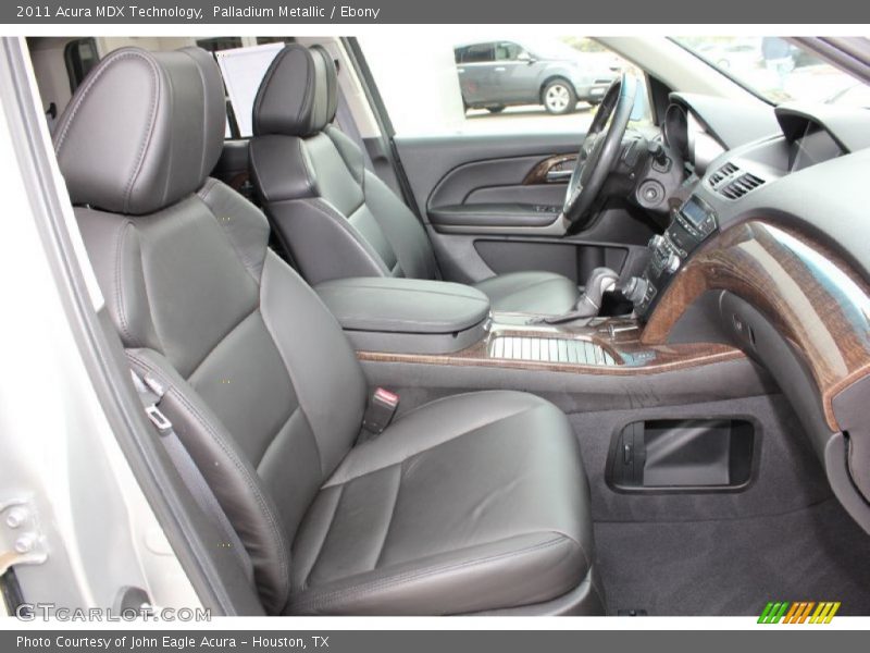 Palladium Metallic / Ebony 2011 Acura MDX Technology