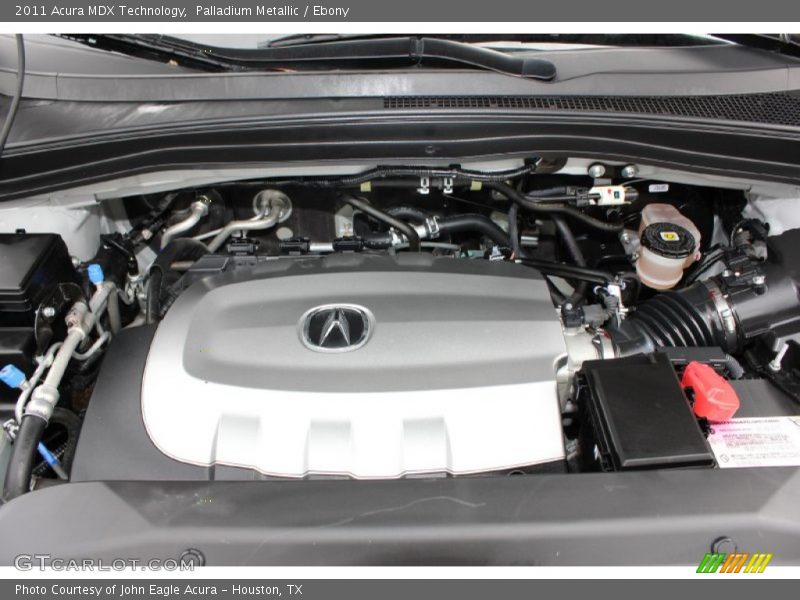 Palladium Metallic / Ebony 2011 Acura MDX Technology