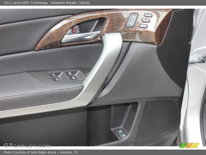 Palladium Metallic / Ebony 2011 Acura MDX Technology